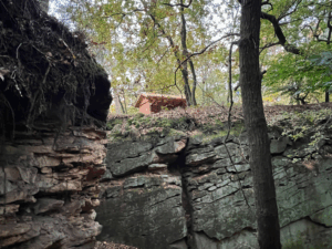 Schuilhut steengroeve Bad Bentheim